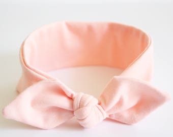 Big Bow Headband, Baby Shower Gifts, Knotted Headband, Top Knot Headband, Hair Bows, Newborn Headband, Baby Girl Headband, Pink Bow Headband