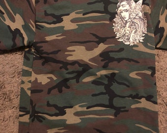 nike camo tshirt