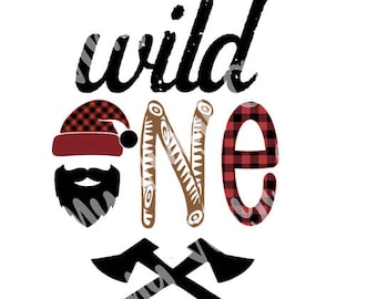 Wild One SVG for print and cut or htv on a shirt or bag DIGITAL FILE only