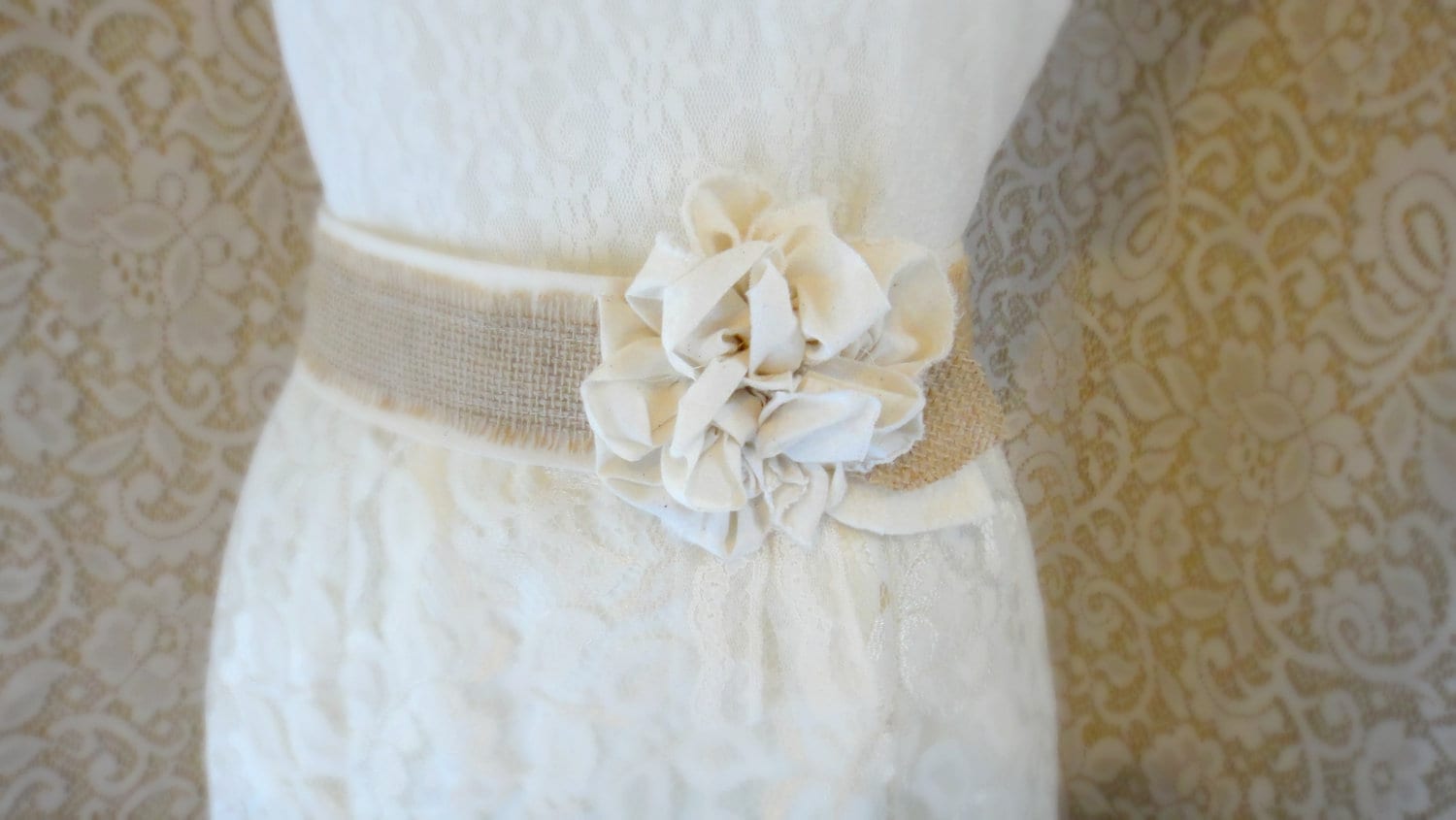 Burlap Wedding Sash Rustic Southern Barn Bridesmaid Burlap Wedding Sash Rustic Southern Barn Bridesmaid