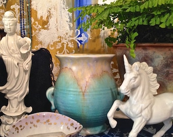 Art Deco Beswick Ceramic vase Studio pottery Flower vase Pottery Vase Ceramics and Pottery Handmade Pottery Anniversary Gifts