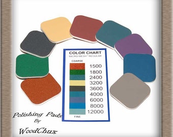 MICRO-MESH 2" x 2" polishing & finishing pads 9 grits genuine woodturning