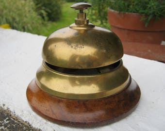 Shop Counter Bell, Hotel Reception Bell, Brass Service Bell