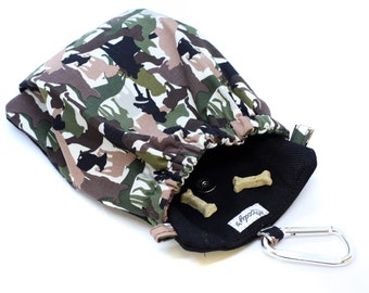 The Pocket 2.0 - Treat and Training Pouch - Camo Dog