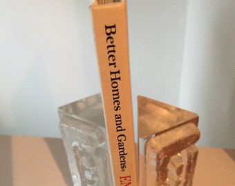 Set of Mid Century Brutalist Design Bookends