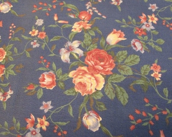 Vintage Floral Garden fabric sold by the yard