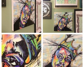Digital Pop Art Illustrations king gold