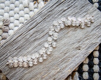 Handcrafted Egyptian Coil Sterling Silver Bracelet