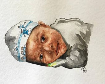 Customise watercolour paintings or charcoal sketches - Made to order