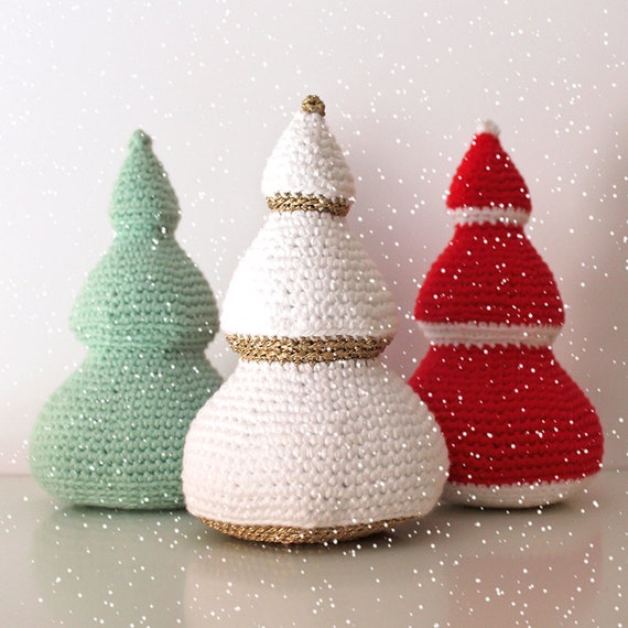 Christmas Trees - Christmas Patterns. Amigurumi Pattern PDF.