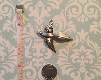 Vintage sterling by Coro bird brooch