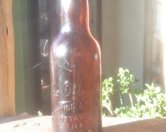 antique beer bottle the ottawa brewing ass'n