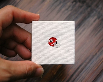 UGA Helmet Miniature Painting