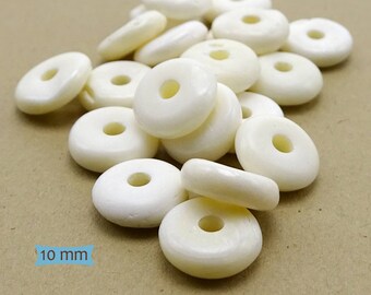Versatile Bone Spacer Disk Beads--20 Pcs | 20-BN211-20