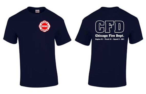 chicago fire department polo shirt