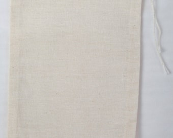 100 4x6 Cotton Muslin Drawstring Bags Bath Soap Herbs