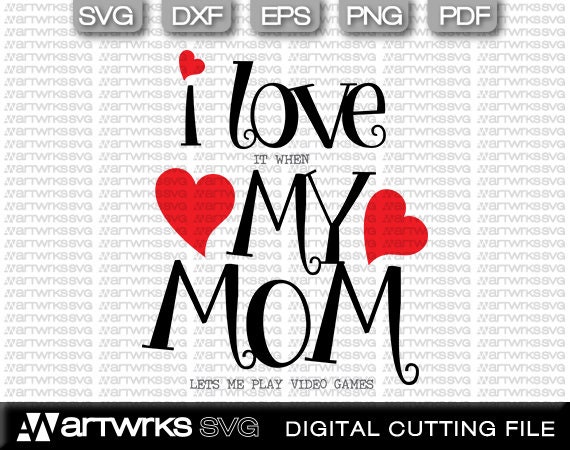 Download Mother daughter svg - gift for daughter ** I Love my Mom ...