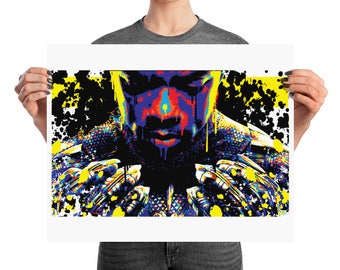 Black Panther Pop Home Decor Wall Art Print