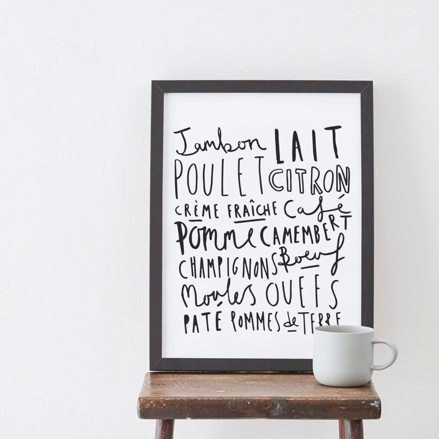 a4-french-food-kitchen-print-french-cooking-french-quote