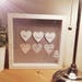 Met, engaged, married heart and map frame. Made to order and personalised, ideal for wedding, anniversary, engagement gift
