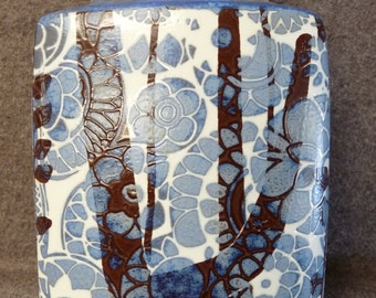 BACCA Line Pottery Vase By Royal Copenhagen Fajance Designed By Johannes Gerber