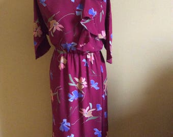 1970's Floral Dress by Kim