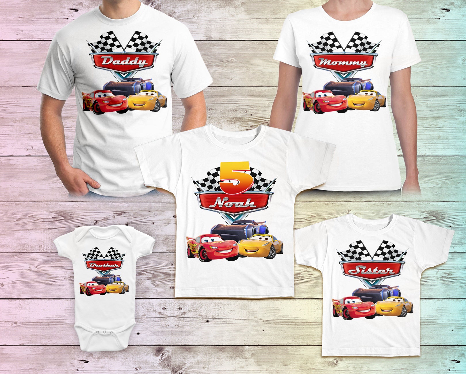 lighting mcqueen birthday shirt