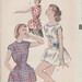 Advance 7878 / Vintage 50s Sewing Pattern / Apron / Size Medium