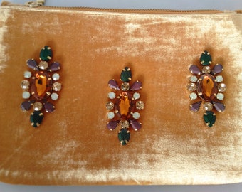 Shiraleah Silk Velvet Clutch Brand new