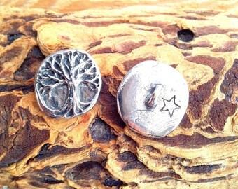 Green Girl Studios Tree Button