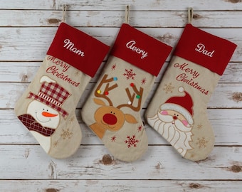 PERSONALIZED Stocking, Christmas stocking, stocking, christmas, monogrammed, monogram, embroidered, personalized christmas stocking, family