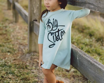 big sister dress, pregnancy announcement shirt, big sister shirt