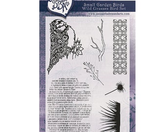 Wild Grasses Stamp Set/ As Seen On TV/A6/Photopolymer