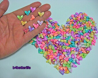 365pcs 1/2 Inch Tiny 3D Origami Hearts LOVE. (AV paper series). #FOH-100.