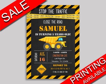 Construction Birthday Invitation Construction Birthday Party Invitation Construction Birthday Party Construction Invitation Boy RIK4A