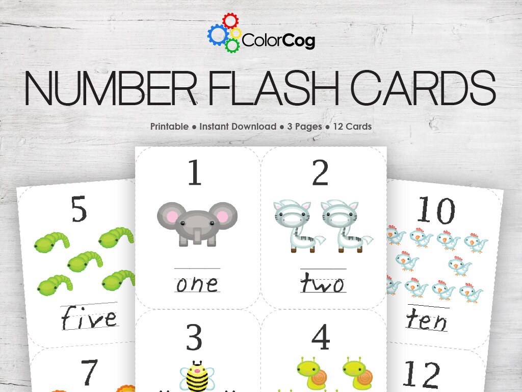 number flash cards printable pdf