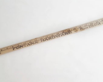 Vintage Yardstick Hardware Store Fontana