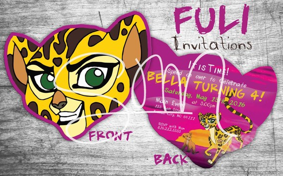 free lion guard invitation template free lion guard invitation template
