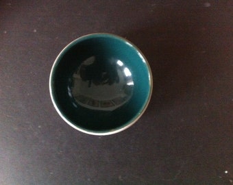 Denby Jam or Preserve Pot or Dish - GREENWHEAT 1950s signed A College