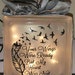 Memorial Glass Light Block-Tribute-Remembrance