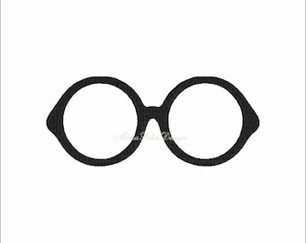 Harry Potter Glasses Machine embroidery design Instant Download