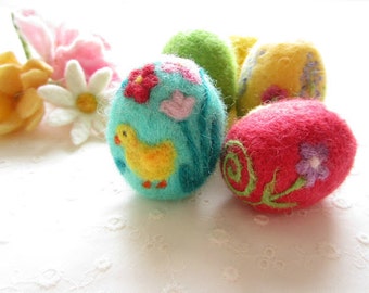 Easter Egg,Felted Egg,Needle felted Ornament,Spring Ornament