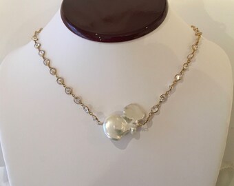 Extra Large Baroque Pearl Necklace