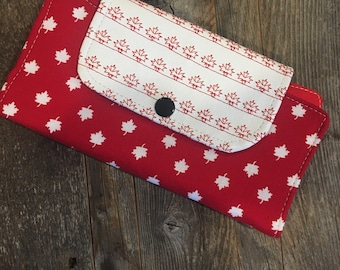 Sale/Slim line wallet, women's wallet, vegan,bifold wallet, vinyl wallet, handmade wallet,
