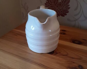 Sadler 1940s White Banded pitcher