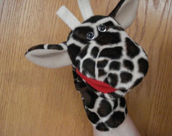 Giraffe Hand Puppet from Puppets by Margie