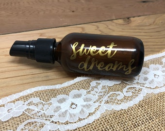 Customizable 2 oz spray bottle essential oil labels, VINYL DECAL ONLY, 2 oz Bottle Label, Essential Oil Label, Custom Vinyl Decal