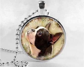 BOSTON TERRIER Necklace, Boston Terrier Dog, Boston Terrier, Boston Terrier Jewelry, Dog Necklace, Dog Jewelry, Dog Charm, Dog Breed,