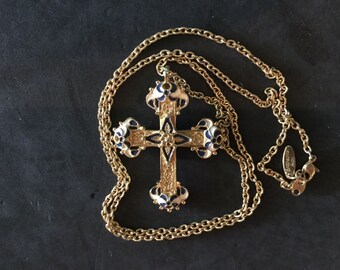 Smithsonian cross necklace
