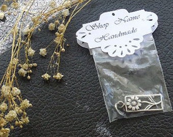 fold over bag topper, favor bag topper, wedding favor topper, shower gift topper, jewelry shop supply,gift bag topper, custom sized toppers